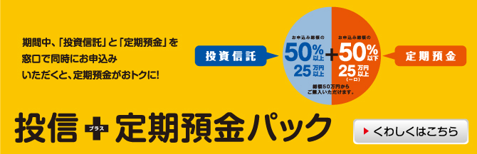 投信＋定期預金パック